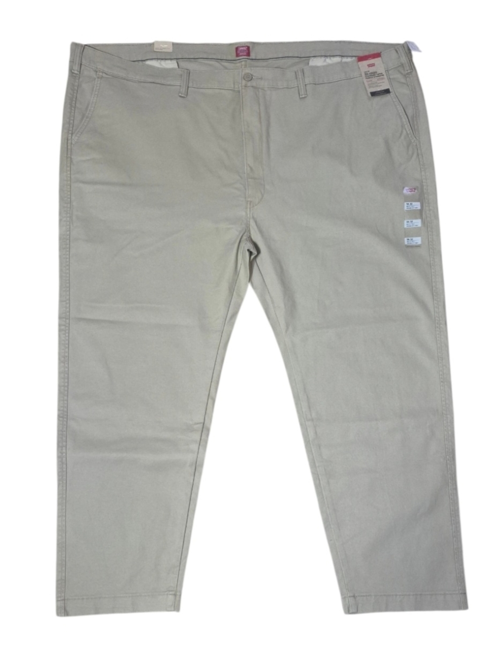 NWT Levi's XX Chino Men's Pants 56x32 Khaki Beige Taper Stretch Big & Tall